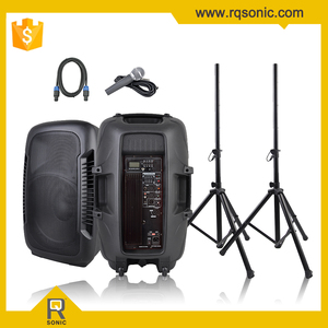 Sound system PROFESSIONAL Dj Price with Soporte/Microhone CMD15AQMX-BT-KIT - Product Image 1