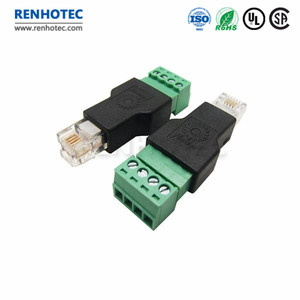 Adattatore terminale <span class=keywords><strong>RJ11</strong></span> a vite connettore <span class=keywords><strong>RJ11</strong></span> maschio a 4 Pin presa adattatore Splitter <span class=keywords><strong>RJ11</strong></span> spina CAT3 - Product Image 5