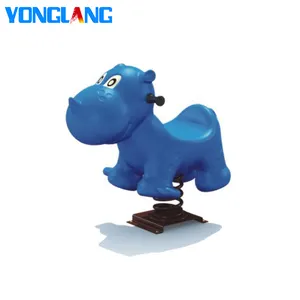 YL-YM090 Animal Shape Plastic Spring Rocking Horse ,Children Horse Rider with Cartoon Shape