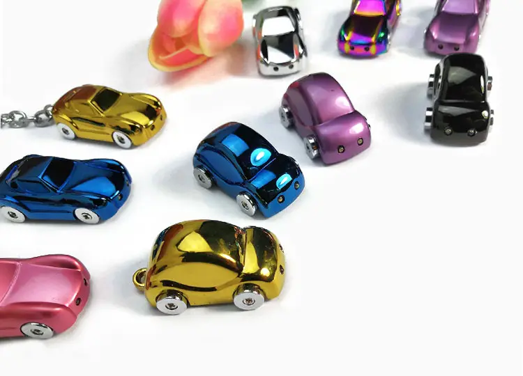 Creative gifts Couple Keychain Customized Car Shape Keychain With LED Light