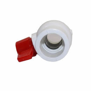 Bướm xử lý 20mm 25mm 32mm PVC bóng van phụ kiện đường ống nhỏ gọn bóng van - Product Image 4