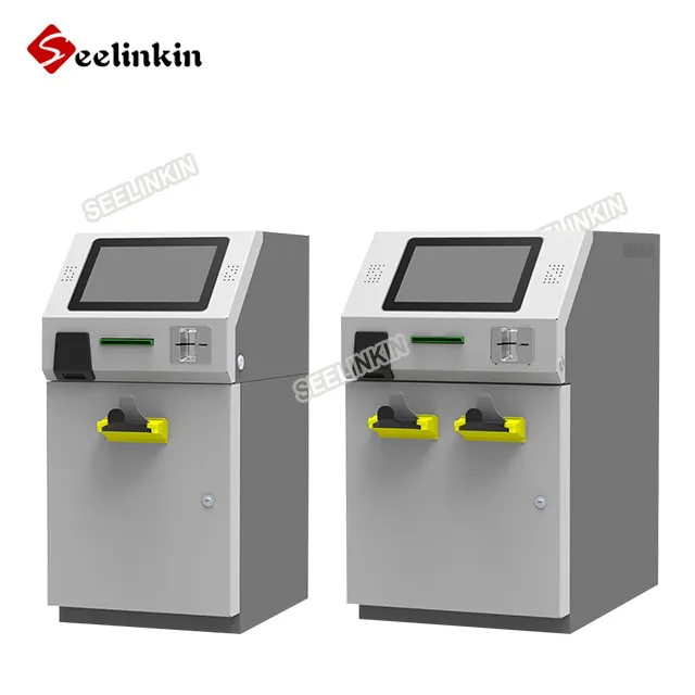 Payment Kiosk Self Bill Banknote Cheque Money Cash Deposit Machine