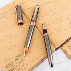 결혼식 기념품 손님용 TTX 기프트 메탈 로즈 골드 도금 롤러볼 볼펜 - Product Image 5