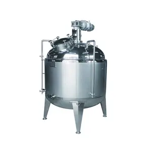 Food Grade 304 Stainless Steel Mixing Tank With Agitator Heating Mixing Tank