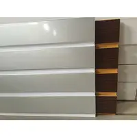 Doğrudan Çin toptan 12 "genişlik PVC köpük slatwall panel depo duvar paneli