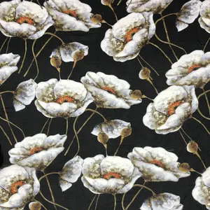 Fonesun-SK59 Cheap 12ミリメートルSilk Georgette Fabric Composition Breathable Printed Fabric