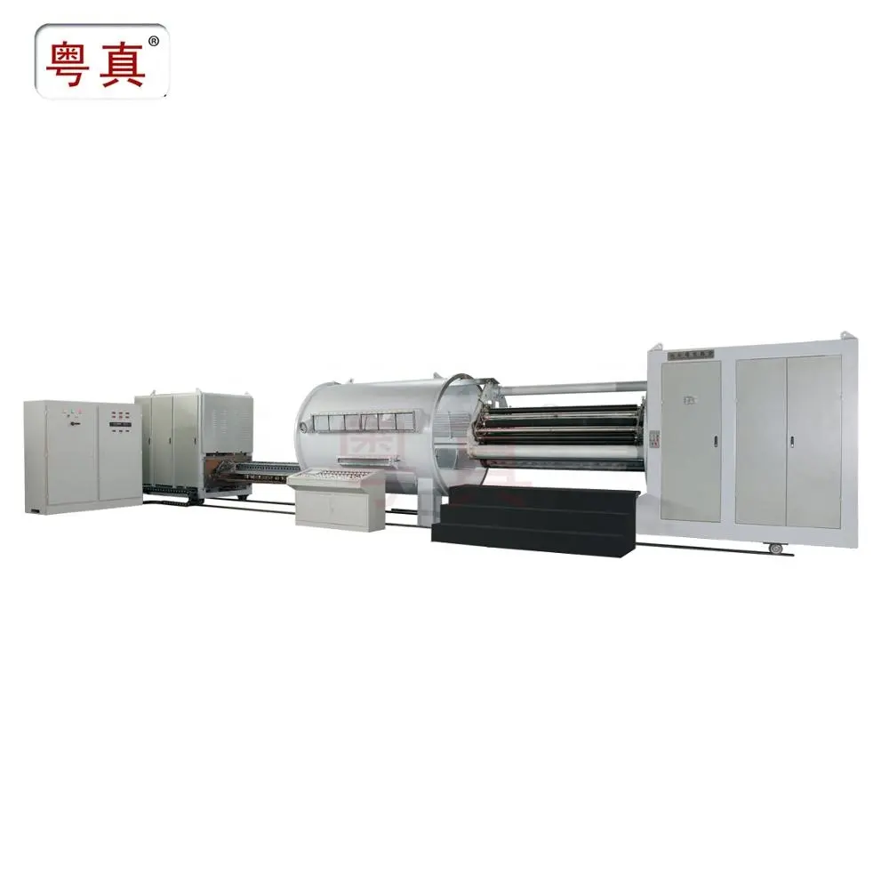 roll coater machine free span metallizer for flexible packaging holographic films laser films of Yuedong Metallizer Co.,Ltd.