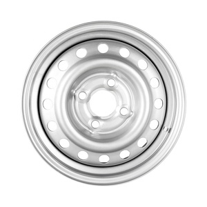 Wheelsky ET1340401-S <span class=keywords><strong>13</strong></span> <span class=keywords><strong>pouces</strong></span> 13x4.0 PCD 4x100 450kg capacité de charge argent <span class=keywords><strong>jante</strong></span> de roue en acier - Product Image 2