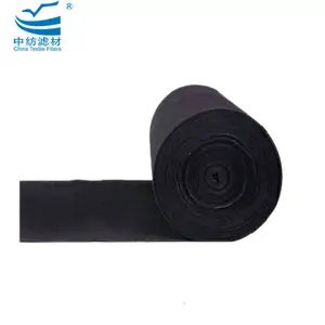 Odor absorbing activated carbon filter materials,roll fabric for primary filters