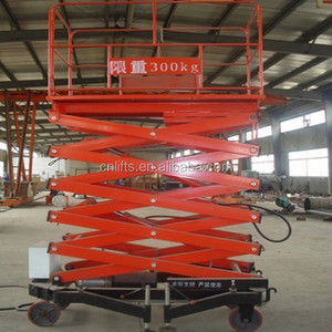 Elevador de Tijera eléctrico móvil, elevador de productos hidráulicos de china, elevadores de elevación de materiales - Product Image 1