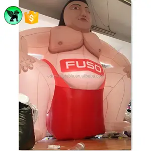 16ft High Hot Sale Sumo Cartoon aufblasbar Custom ized Infla table Sumo für Werbe A2468