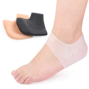 Repair Dry Cracked <strong>Heel</strong> and Reduce Pains of Plantar Fasciitis Reused Gel <strong>Heel</strong> Sleeves Breathable Silicone Socks <strong>Heel</strong> Protectors