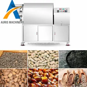 Stainless steel peanut nut roasting machine cocoa bean peanut roaster machine