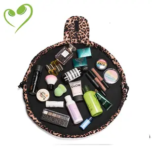 Bolsa de maquillaje con logotipo personalizado, bolso de moda con cordón, Tas, pequeña cantidad mínima, barata, Bolsa de cosméticos para inodoro, 2022