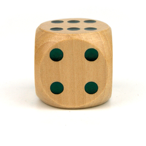 Houten Kubus 16Mm 20Mm 25Mm 30Mm 36Mm 40Mm 50Mm 80Mm 90Mm Multicolor 6-zijdige Ronde Hoek Met Dot Bordspel Custom Houten Dobbelstenen
