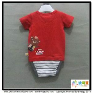 Bkd 100% coton unisexe bébé <span class=keywords><strong>col</strong></span> <span class=keywords><strong>v</strong></span> <span class=keywords><strong>body</strong></span> - Product Image 2