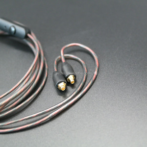 Câble semi-transparent CTIA MMCX pour écouteurs de téléphone portable, compatible avec les écouteurs <span class=keywords><strong>Shure</strong></span> <span class=keywords><strong>SE846</strong></span> SE535 SE425 SE315 SE215 UE900, remplacement - Product Image 4