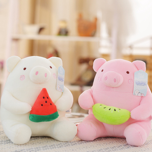 <strong>Realistic</strong> fruit <strong>pig</strong> pillows stuffed <strong>toys</strong> as china's <strong>toy</strong> export wholesale fruit animal <strong>pig</strong> 2017 hot  plush  <strong>baby</strong> soft toy customized - Product Image 2