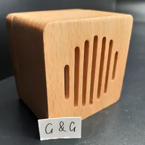 盒子形状枫木音乐盒Sankyo声音迷你音乐盒