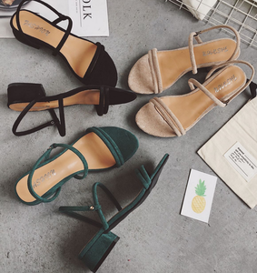Scarpe di moda <span class=keywords><strong>donna</strong></span> estate <span class=keywords><strong>tacco</strong></span> <span class=keywords><strong>basso</strong></span> nuovo ultimo Design all'ingrosso <span class=keywords><strong>sandali</strong></span> da <span class=keywords><strong>donna</strong></span> - Product Image 4