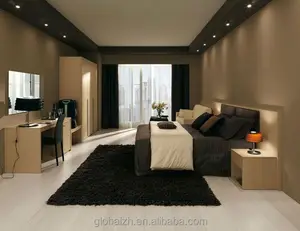 Modüler otel yatak odası mobilyası setleri Modern tarzı