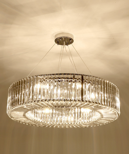Illuminazione moderna anello rotondo di cristallo Luce del pendente <span class=keywords><strong>lampadario</strong></span> cerchio - Product Image 5