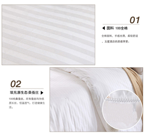 Bộ Ga Trải Giường Cotton Khách Sạn Juego De Sabanas De Algodon 200TC-800TC Nhà Máy Bán Sỉ Nữ Hoàng Vải Cotton Ai Cập Đơn Màu Trắng 60 - Product Image 6