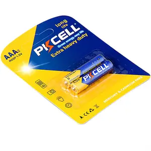 PKCELL sum-4 piller aaa r03p 1.5 v karbon çinko pil mini motor için oyuncaklar