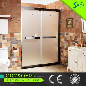 Foshan ruedas de deslizamiento mampara de ducha de acero inoxidable hecho en china - Product Image 1