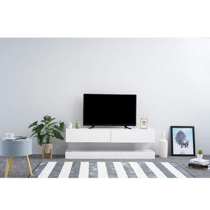 White Wood Cabinet <strong>Tv</strong> Cabinet Wall <strong>Mounted</strong> Light Wood <strong>Tv</strong> <strong>Stand</strong> - Product Image 4