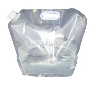 5L/10L/15L Stand Up Tuit Zakje Met Nozzle Voor Vloeibare Verpakking Plastic Zak