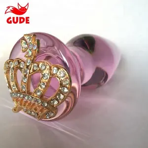 Pierres rondes en cristal rose, petite taille, bijou anal en verre, jouet sexuel, vente en gros, 1 pièce