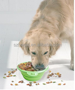 Portátil FDA bpa libre de silicona plegable pet bowl - Product Image 6