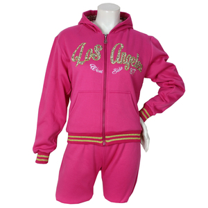 Conjunto <span class=keywords><strong>de</strong></span> chándal para mujer, <span class=keywords><strong>ropa</strong></span> <span class=keywords><strong>deportiva</strong></span> <span class=keywords><strong>de</strong></span> poliéster en invierno, 2 piezas - Product Image 1