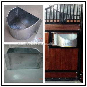 New Condition NBS Model 6101A Hot-Dip Galvanized Steel <strong>Horse</strong> <strong>Feed</strong> <strong>Bins</strong> for Farm Use 350x250x250mm 7.5kg - Product Image 4