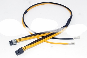 Kết nối PC thiết bị đầu cuối để 3x PCI-E PCIE PCI E Express 8 <span class=keywords><strong>pin</strong></span> (<span class=keywords><strong>6</strong></span> + 2)<span class=keywords><strong>pin</strong></span> đồ họa Video <span class=keywords><strong>Card</strong></span> GPU cung cấp điện Cáp 12AWG + 16awg - Product Image 5