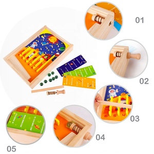 encargo de los niños atención práctica bolas de juego con una tarjeta reactividad probar de Pinball de juguete - Product Image 3
