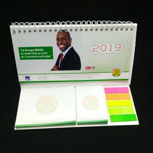 الجملة الترويجية هدية أجندة مكتبية /رزنامة مكتبية حسب الجدول الزمني مع ملاحظات لاصقة - Product Image 3