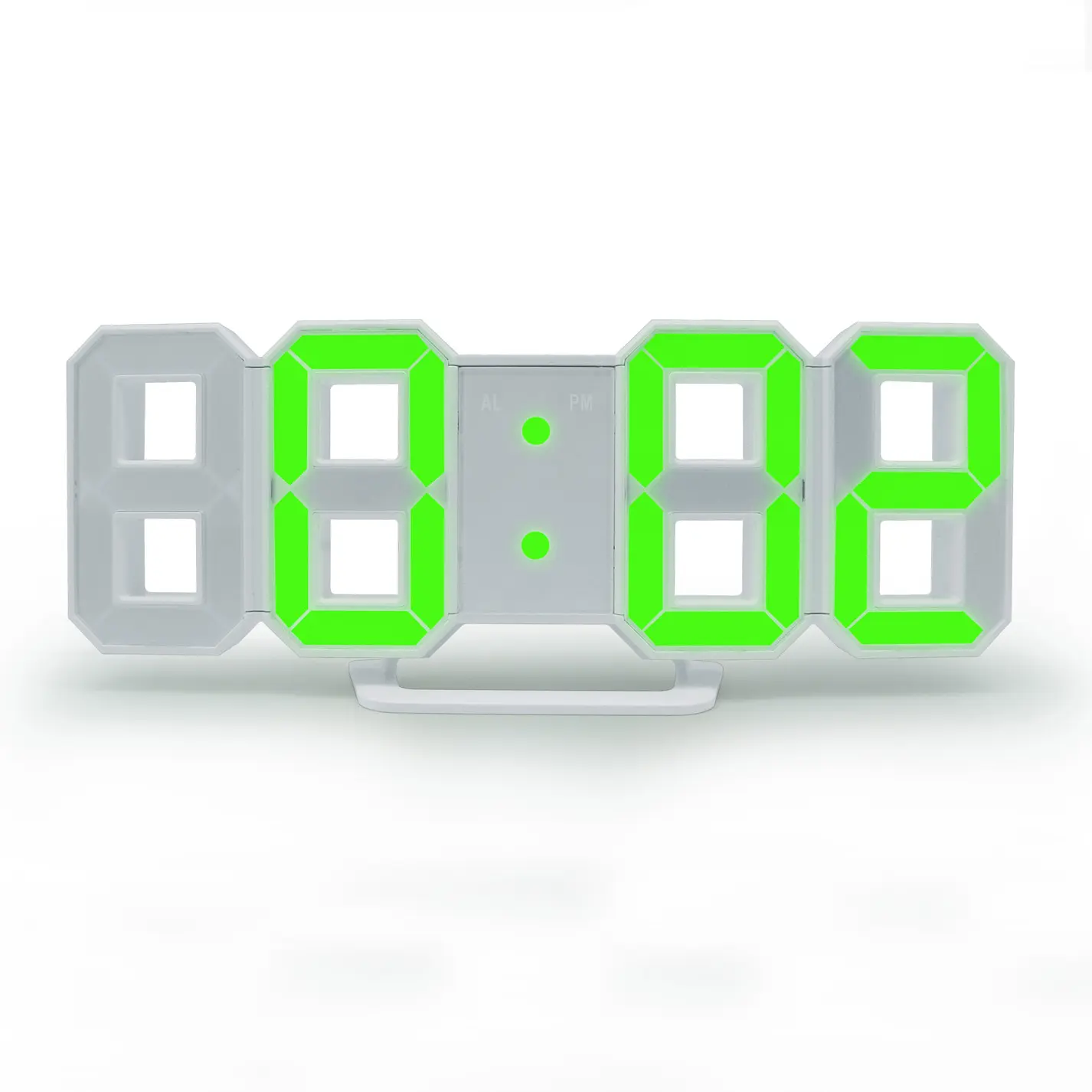 Modern 3D LED Clock Display Nightlight Snooze Digital Alarm acrylic desk clock for home decoration