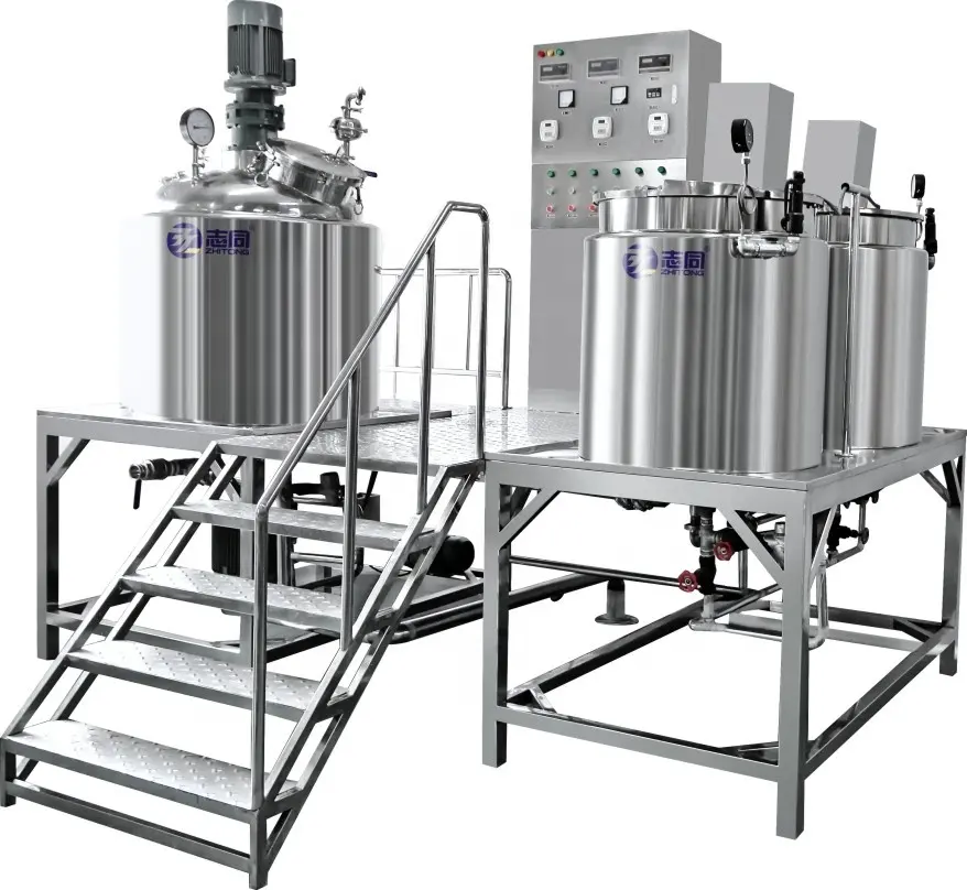 ZT vacuum homogenizing emulsifier mixing tank machine