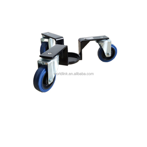 Carro de remolque de servicio pesado Plataforma de rodillos de servicio pesado <span class=keywords><strong>3</strong></span> Ruedas Carro de acero - Product Image 2