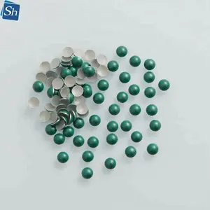 Wholesale Hot fix Dome Studs Iron On Dome Flatback Black Aluminum Rhinestuds Free Of Lead And Cadmium For Clothes Shoes Bags