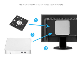 Mini Pc XCY Mini PC J1900 Ddr3 8GB SSD 240GB Small Form Factor PC Mini Desktop Pc For Business