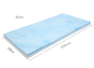 Materasso e letto King size in Memory Foam Topper in Gel naturale con impacco sottovuoto - Product Image 6