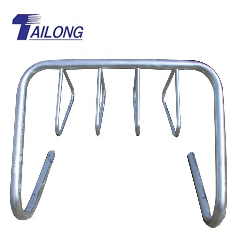 Steel Triangle Hook Hanger Bike Parking Rack CHBR02 Capacity 5 Bikes