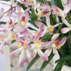 Fleur d'orchidées artificielles en Latex, décoration pour la maison, vente en gros, - Product Image 2