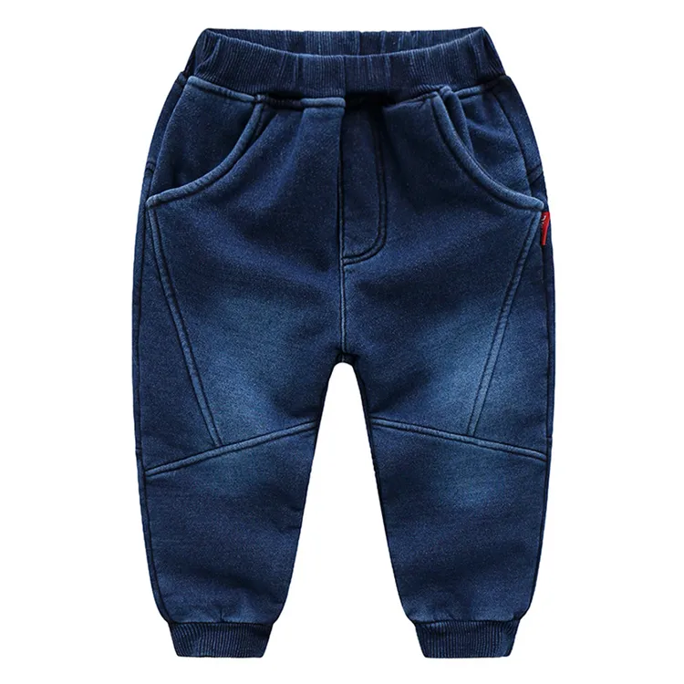 New Style Fashion Sports Apparel Wholesale Best Quality Baby Kids Wear Fashionable Winter Boy Jeans