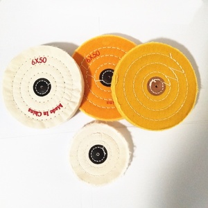 Made In China 6x50 Schichten gelbe Baumwoll poliers cheibe zum Spiegel polieren
