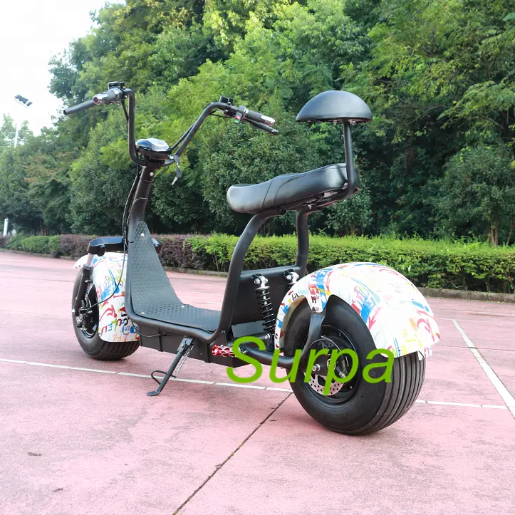 Motocicleta elétrica, alta qualidade, 2000w, 1500w, gorda, citycoco e scooter, mini motocicleta elétrica, para venda/importação de scooter elétricos da china