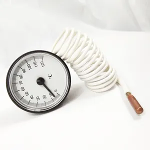 0 ~ 120 C HVAC спиральный трубчатый Капиллярный термометр